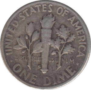 1950 USA SILVER DIME SAN FRANCISCO MINT - SILVER WORLD COINS - Cambridgeshire Coins