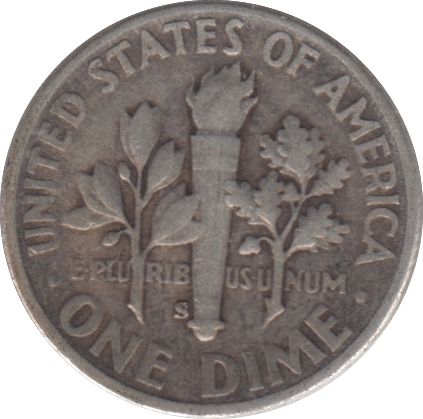 1950 USA SILVER DIME SAN FRANCISCO MINT - SILVER WORLD COINS - Cambridgeshire Coins