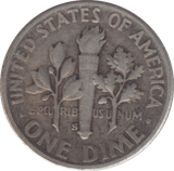 1950 USA SILVER DIME SAN FRANCISCO MINT - SILVER WORLD COINS - Cambridgeshire Coins