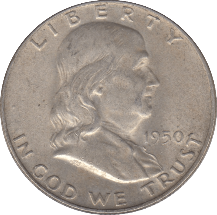 1950 USA SILVER HALF DOLLAR - WORLD COINS - Cambridgeshire Coins