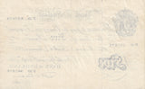 1950 WHITE FIVE POUND NOTE JAN 4TH BANK OF ENGLAND BEALE REF W£5-8 - £5 BANKNOTES WHITE - Cambridgeshire Coins