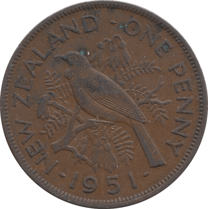1951 1 PENNY NEW ZEALAND - WORLD COINS - Cambridgeshire Coins