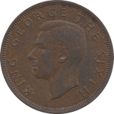 1951 1 PENNY NEW ZEALAND - WORLD COINS - Cambridgeshire Coins