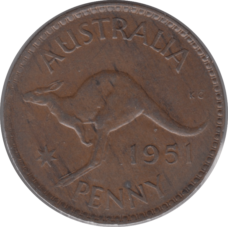 1951 AUSTRALIA ONE PENNY - WORLD COINS - Cambridgeshire Coins