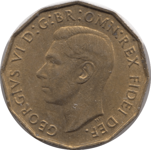 1951 BRASS THREEPENCE ( BU ) - Threepence - Cambridgeshire Coins