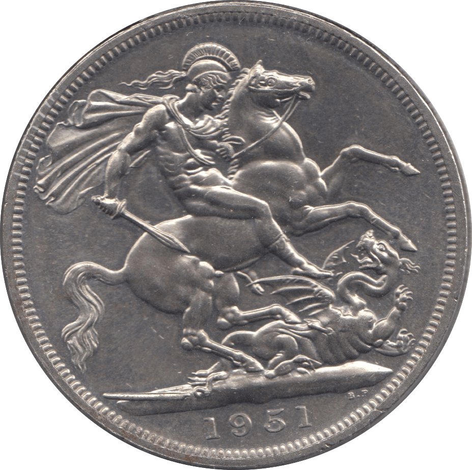 1951 CROWN ( UNC ) - CROWN - Cambridgeshire Coins