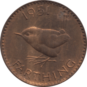 1951 FARTHING 2 ( BU ) 7 - Farthing - Cambridgeshire Coins