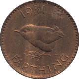 1951 FARTHING 2 ( BU ) 7 - Farthing - Cambridgeshire Coins
