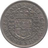 1951 HALF CROWN NEW ZEALAND - WORLD COINS - Cambridgeshire Coins