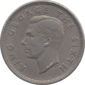 1951 HALF CROWN NEW ZEALAND - WORLD COINS - Cambridgeshire Coins