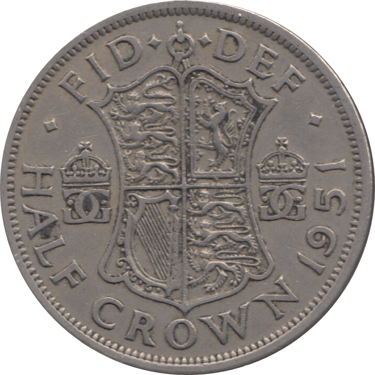 1951 HALFCROWN ( EF ) 1 - Halfcrown - Cambridgeshire Coins