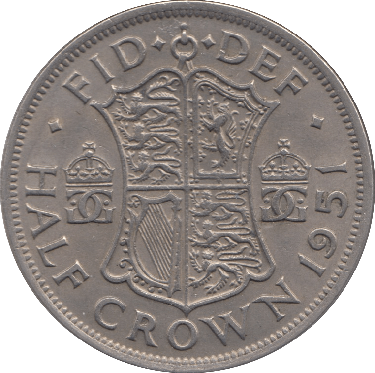 1951 HALFCROWN ( EF ) - Halfcrown - Cambridgeshire Coins