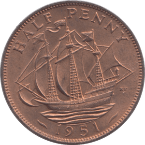 1951 HALFPENNY ( BU ) - Halfpenny - Cambridgeshire Coins