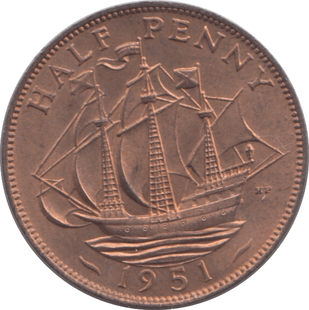 1951 HALFPENNY ( BU ) - Halfpenny - Cambridgeshire Coins