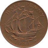 1951 HALFPENNY ( PROOF ) - Halfpenny - Cambridgeshire Coins