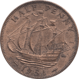 1951 HALFPENNY ( UNC ) 1 - Halfpenny - Cambridgeshire Coins