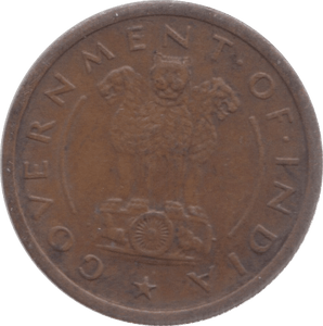 1951 INDIA ONE PICE - WORLD COINS - Cambridgeshire Coins