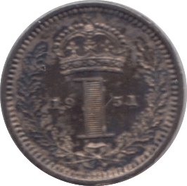 1951 MAUNDY ONE PENCE ( BU ) - Maundy Coins - Cambridgeshire Coins
