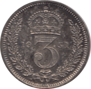 1951 MAUNDY THREEPENCE ( BU ) - Maundy Coins - Cambridgeshire Coins