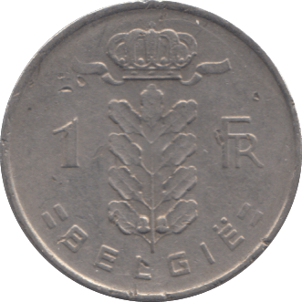 1951 ONE FRANC BELGIUM - WORLD COINS - Cambridgeshire Coins