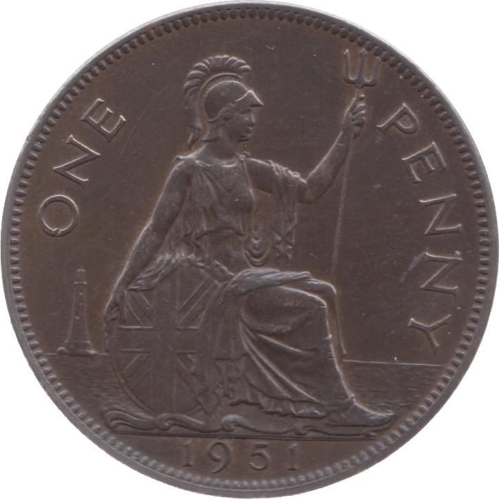 1951 PENNY 3 ( UNC ) - Penny - Cambridgeshire Coins
