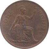 1951 PENNY ( AUNC ) 5 - Penny - Cambridgeshire Coins