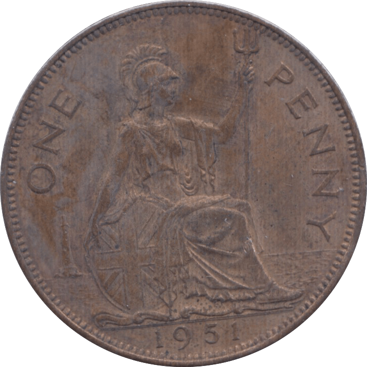 1951 PENNY ( AUNC ) - Penny - Cambridgeshire Coins