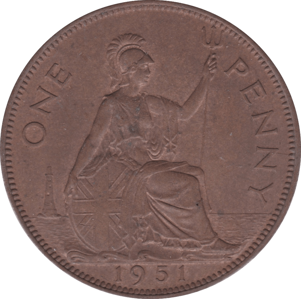 1951 PENNY ( AUNC ) - Penny - Cambridgeshire Coins