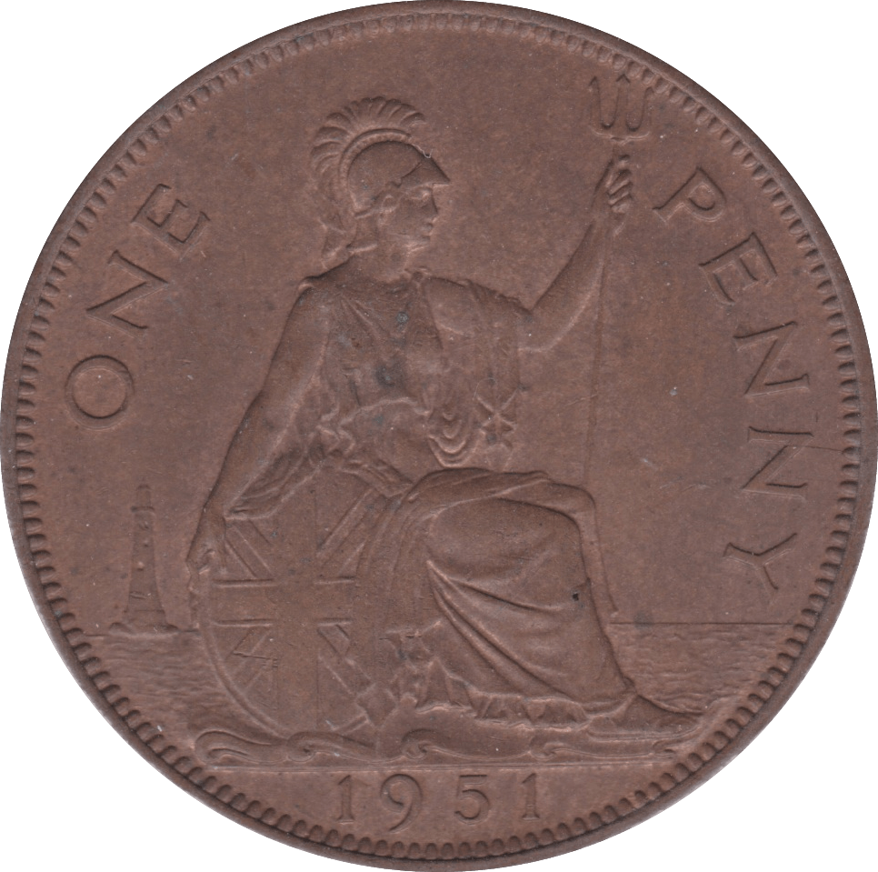 1951 PENNY ( AUNC ) - Penny - Cambridgeshire Coins
