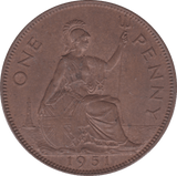 1951 PENNY ( AUNC ) - Penny - Cambridgeshire Coins