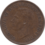 1951 PENNY ( EF ) 8 - Penny - Cambridgeshire Coins