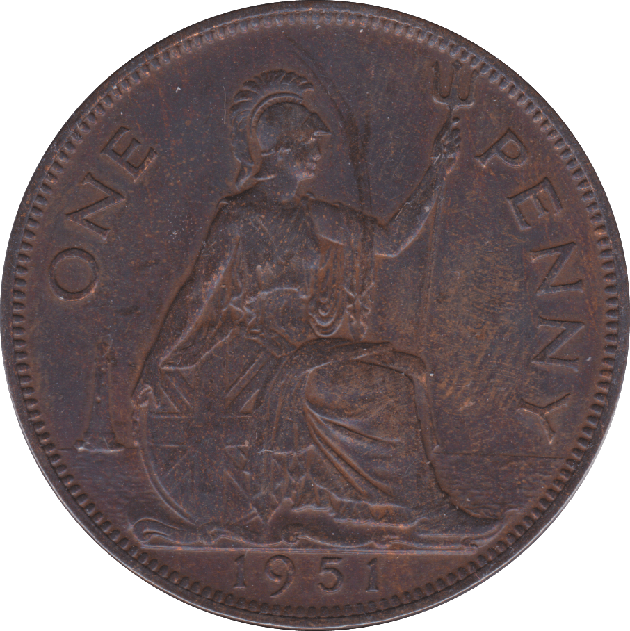 1951 PENNY ( EF ) - Penny - Cambridgeshire Coins