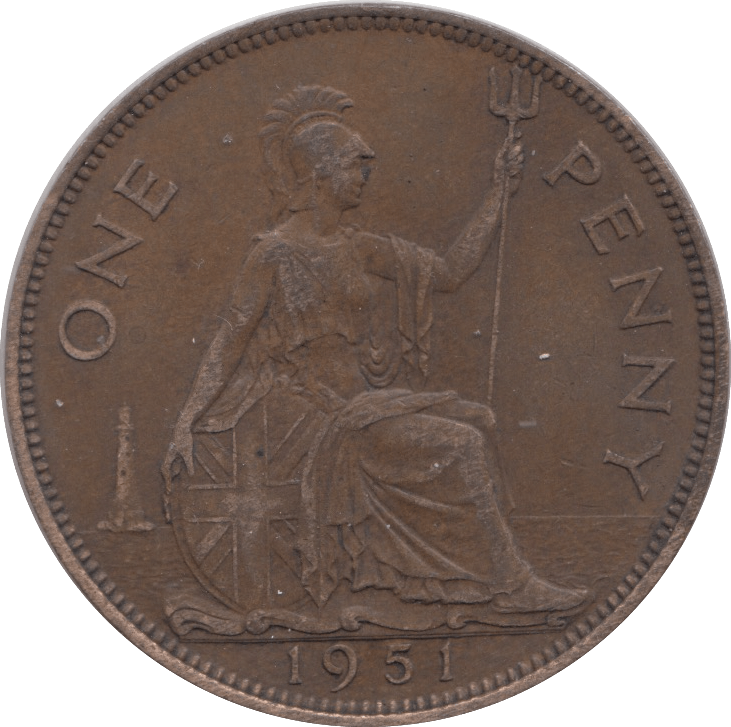 1951 PENNY ( GVF ) - Penny - Cambridgeshire Coins