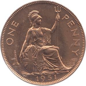1951 PENNY ( PROOF ) - Penny - Cambridgeshire Coins