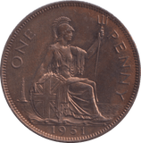 1951 PENNY ( PROOF ) - Penny - Cambridgeshire Coins