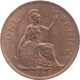 1951 PENNY ( UNC ) 14 - Penny - Cambridgeshire Coins