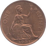 1951 PENNY ( UNC ) 15 - Penny - Cambridgeshire Coins