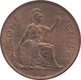 1951 PENNY ( UNC ) 1 - Penny - Cambridgeshire Coins