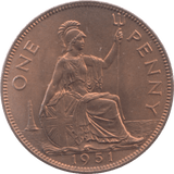 1951 PENNY ( UNC ) 25 - Penny - Cambridgeshire Coins