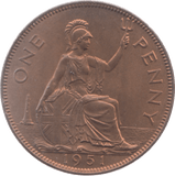 1951 PENNY ( UNC ) 34 - Penny - Cambridgeshire Coins