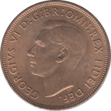 1951 PENNY ( UNC ) 42 - Penny - Cambridgeshire Coins