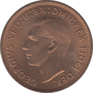 1951 PENNY ( UNC ) 43 - Penny - Cambridgeshire Coins