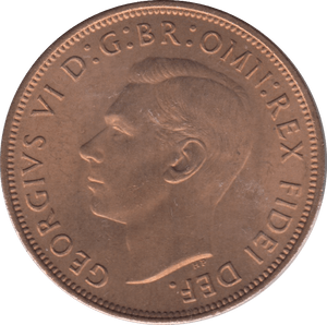 1951 PENNY ( UNC ) 44 - Penny - Cambridgeshire Coins