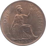 1951 PENNY ( UNC ) 4 - Penny - Cambridgeshire Coins