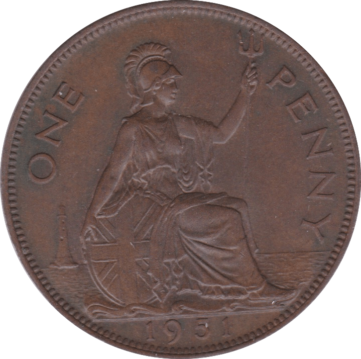 1951 PENNY ( UNC ) E - Penny - Cambridgeshire Coins