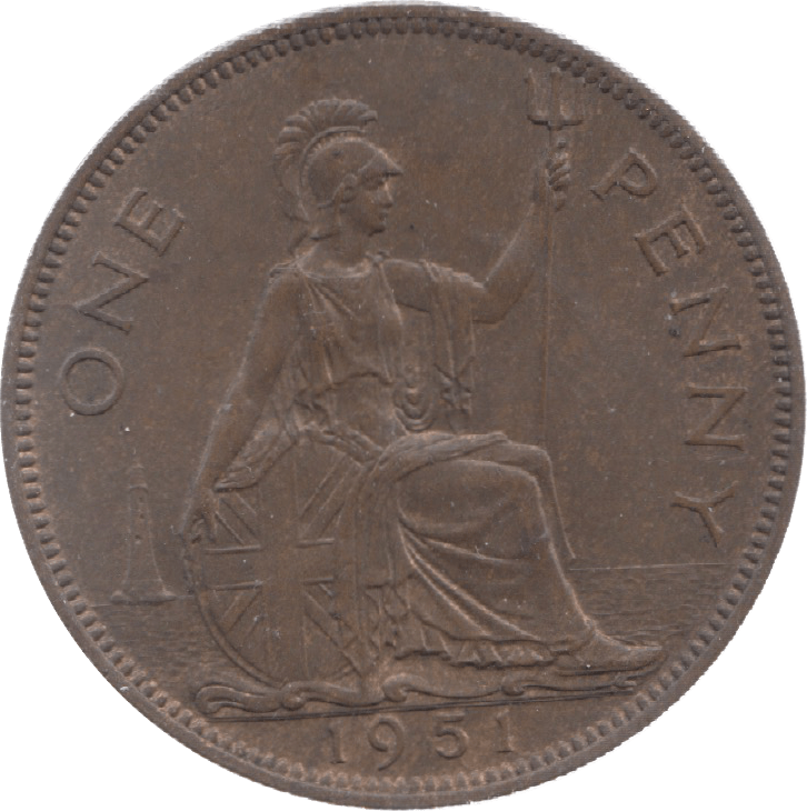 1951 PENNY ( UNC ) - Penny - Cambridgeshire Coins
