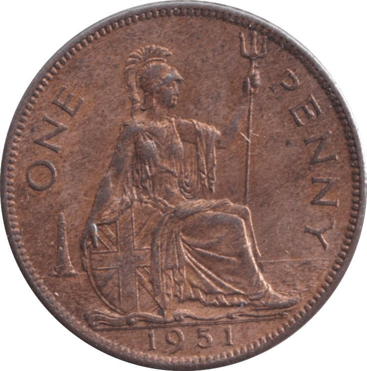 1951 PENNY ( UNC ) - Penny - Cambridgeshire Coins