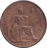 1951 PENNY ( UNC ) - Penny - Cambridgeshire Coins