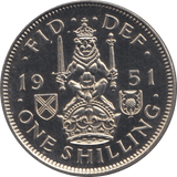 1951 SCOTTISH SHILLING ( PROOF ) - Shilling - Cambridgeshire Coins