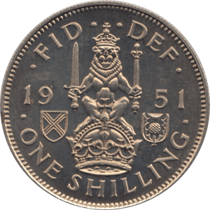 1951 SCOTTISH SHILLING ( PROOF ) - Shilling - Cambridgeshire Coins